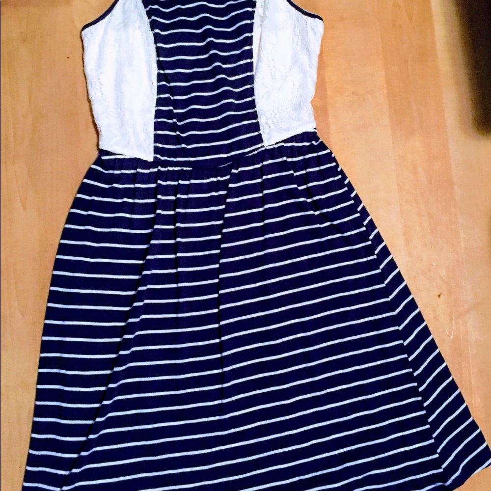 Cross back summer dress